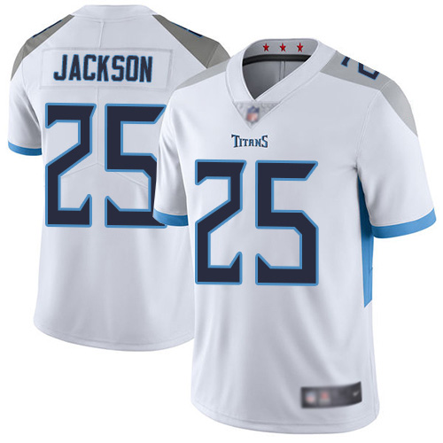 Tennessee Titans Limited White Men Adoree  Jackson Road Jersey NFL Football #25 Vapor Untouchable